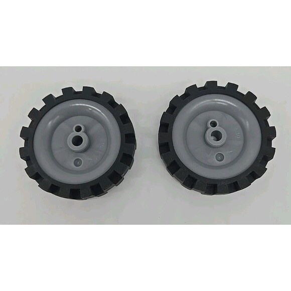 2 K'nex Tires Wheels Replacement Parts Pieces Almost 2 1/2" Across Lot of 2 - Picture 4 of 11